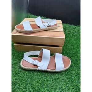 Dalson Espadrilles- Sandals- White/Croco- Size EU39/ US 8W